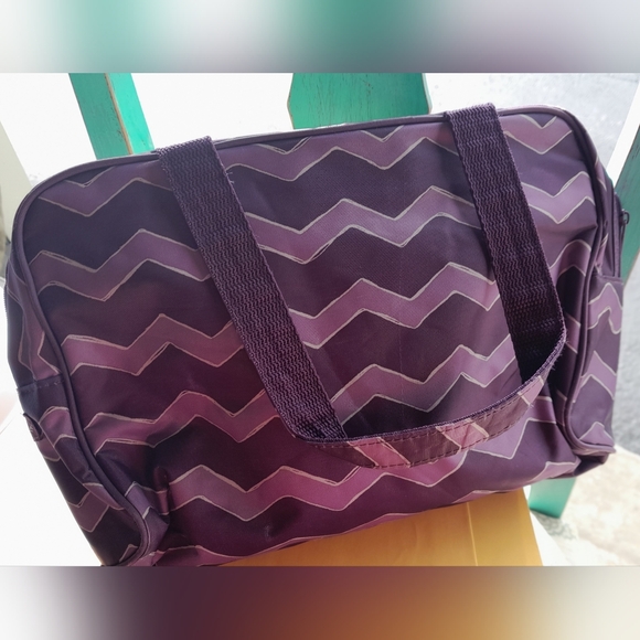 Thirty-One Vinyl Carrying Bag Vinyl purple - Picture 3 of 7
